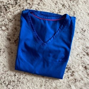 Royal blue healing hands scrub set!